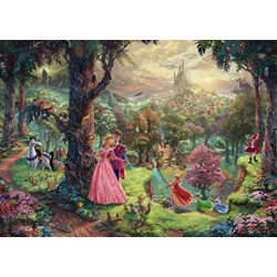 Schmidt Spiele (59474) - Thomas Kinkade: "The Sleeping Beauty" - 1000 pieces puzzle
