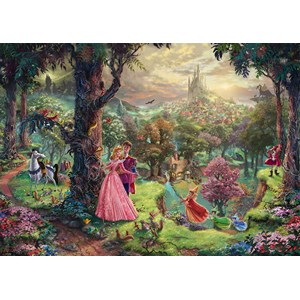 Schmidt Spiele (59474) - Thomas Kinkade: "The Sleeping Beauty" - 1000 pieces puzzle