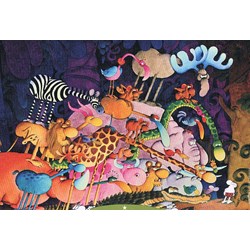 Heye (29213) - Guillermo Mordillo: "Tarzan" - 1000 pieces puzzle