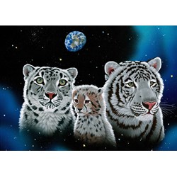 Grafika (T-00417) - Schim Schimmel, William Schimmel: "Gentle Family" - 2000 pieces puzzle