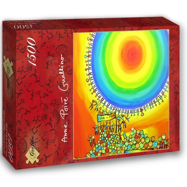 Grafika (02440) - Anne Poire, Patrick Guallino: "Vive La Paix" - 1500 pieces puzzle