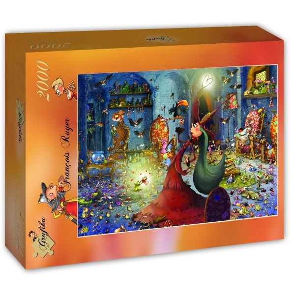 Grafika (T-00482) - François Ruyer: "Witch" - 2000 pieces puzzle