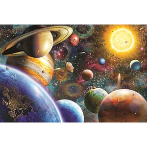 Jumbo (18586) - "Planets in Space" - 1500 pieces puzzle