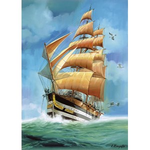 Step Puzzle (83047) - "Sailing ship" - 1500 pieces puzzle