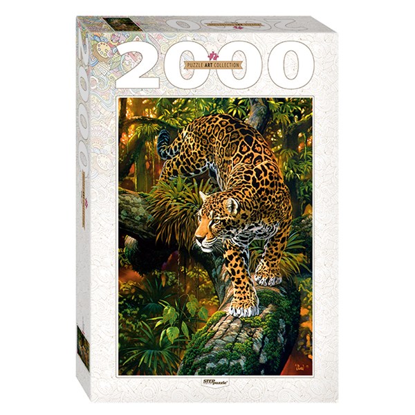 Step Puzzle (84027) - "Leopard" - 2000 pieces puzzle