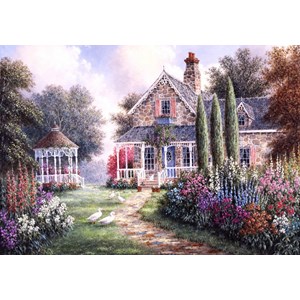 Grafika (02491) - Dennis Lewan: "Elmira's Cottage" - 1000 pieces puzzle