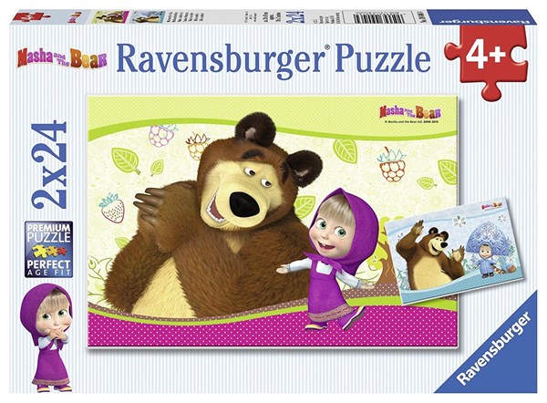 Ravensburger (09046) - "Masha and the Bear" - 24 pieces puzzle