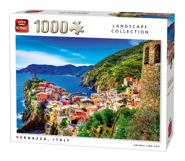 King International (05665) - "Vernazza, Italy" - 1000 pieces puzzle