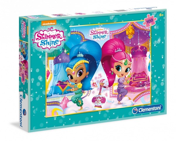Clementoni (07256) - "Shimmer & Shine" - 100 pieces puzzle