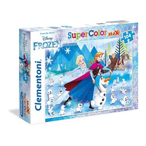 Clementoni (23701) - "Frozen" - 104 pieces puzzle
