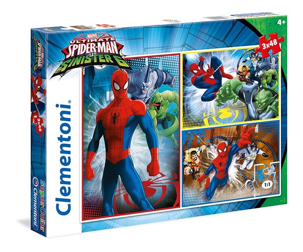 Clementoni (25217) - "Spider-Man" - 48 pieces puzzle