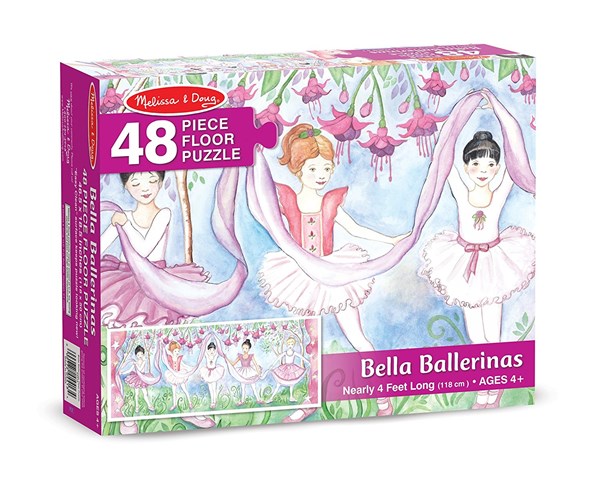 Melissa and Doug (4413) - "Bella Ballerina" - 48 pieces puzzle