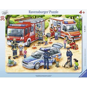 Ravensburger (06144) - "Exciting Professions" - 30 pieces puzzle