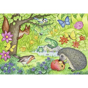 Ravensburger (07610) - "Animals in Our Garden" - 12 pieces puzzle