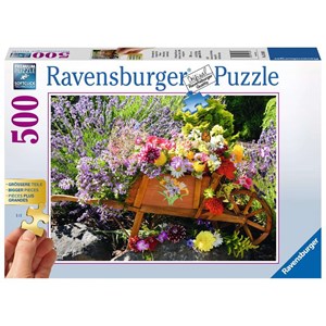 Ravensburger (13685) - "Flowers" - 500 pieces puzzle
