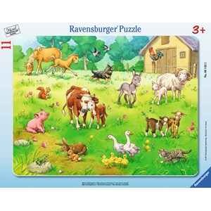 Ravensburger (06143) - "My Favorite Animals" - 11 pieces puzzle