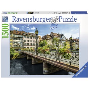 Ravensburger (16357) - "Summery Strasbourg" - 1500 pieces puzzle