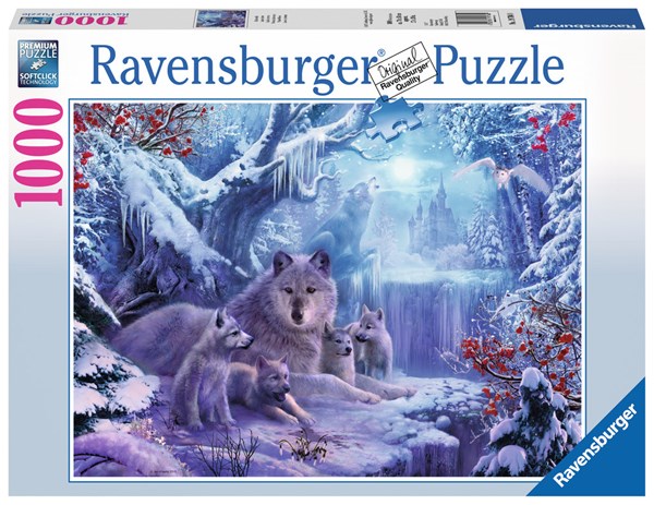 Ravensburger (19704) - "Winter Wolves" - 1000 pieces puzzle