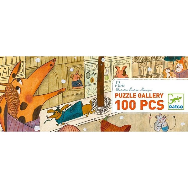 Djeco (07637) - "Paris" - 100 pieces puzzle