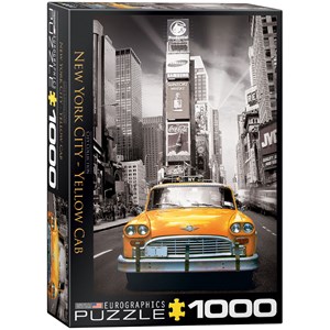 Eurographics (6000-0657) - "New York City Yellow Cab" - 1000 pieces puzzle