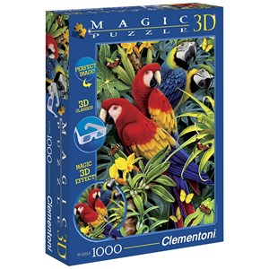 Clementoni (39188) - "The Parrots" - 1000 pieces puzzle