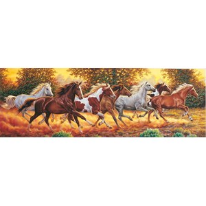 Clementoni (31300) - "Galloping Horses" - 1000 pieces puzzle