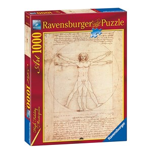 Ravensburger (15250) - Leonardo Da Vinci: "The Vitruvian Man" - 1000 pieces puzzle