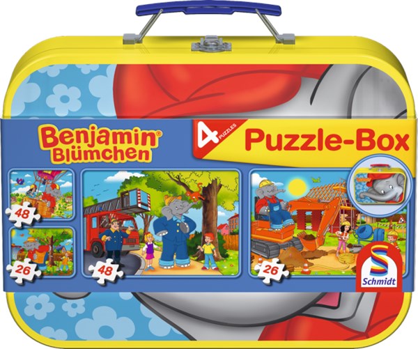 Schmidt Spiele (55594) - "Benjamin The Elephant" - 26 48 pieces puzzle