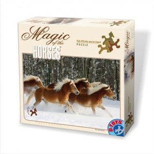 D-Toys (65933-HH04) - "Horses Magic, Haflinger IV" - 239 pieces puzzle