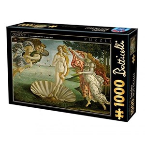 D-Toys (66954-RN04) - Sandro Botticelli: "The Birth of Venus" - 1000 pieces puzzle