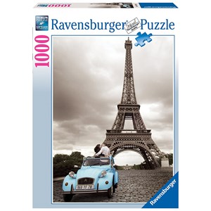 Ravensburger (19243) - "Romantic Paris" - 1000 pieces puzzle
