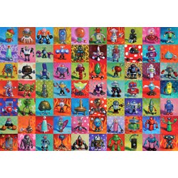Heye (29576) - Henry Stinson: "Robots" - 2000 pieces puzzle