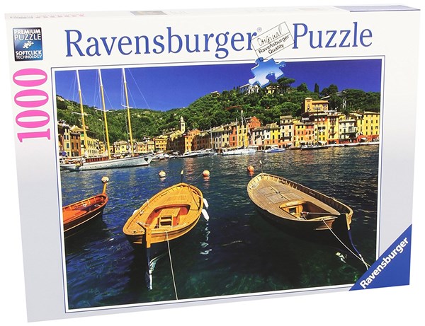 Ravensburger (19053) - "Harbor in Portofino, Italy" - 1000 pieces puzzle