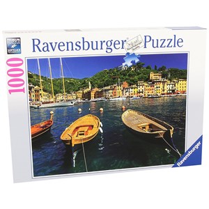 Ravensburger (19053) - "Harbor in Portofino, Italy" - 1000 pieces puzzle