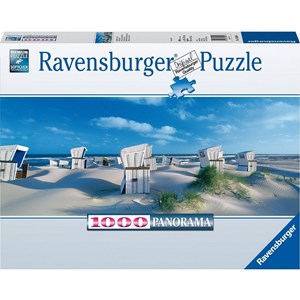 Ravensburger (15054) - "Beach Chairs On Sylt" - 1000 pieces puzzle