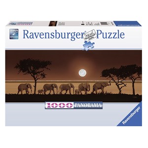 Ravensburger (15110) - "Crossing the Savannah" - 1000 pieces puzzle