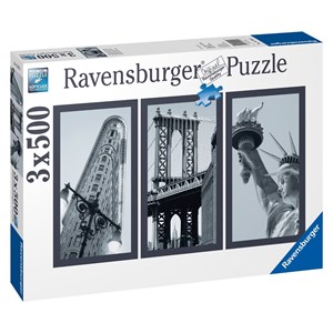 Ravensburger (16293) - "Impressions of New York" - 500 pieces puzzle