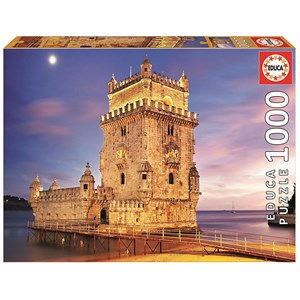 Educa (17195) - "Torre de Belém, Lisbon" - 1000 pieces puzzle