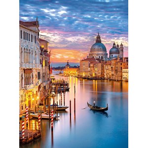 Clementoni (35056) - "Lighting Venice" - 500 pieces puzzle