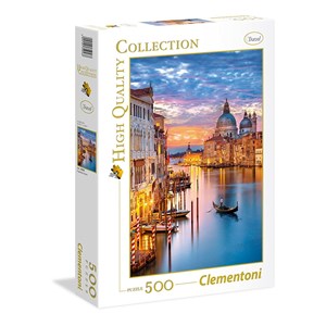 Clementoni (35056) - "Lighting Venice" - 500 pieces puzzle