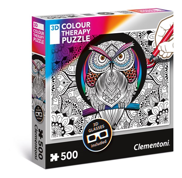 Clementoni (35050) - "Owl" - 500 pieces puzzle
