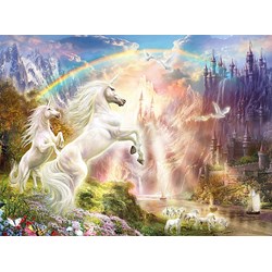 Clementoni (35054) - "Sunset Unicorns" - 500 pieces puzzle