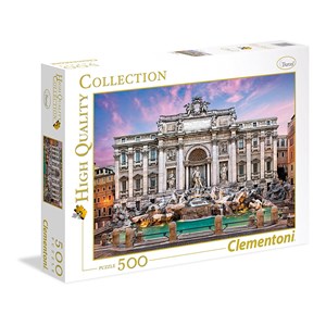 Clementoni (35047) - "Fontana di Trevi" - 500 pieces puzzle