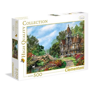 Clementoni (35048) - "Old Waterway Cottage" - 500 pieces puzzle