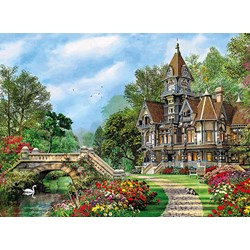 Clementoni (35048) - "Old Waterway Cottage" - 500 pieces puzzle