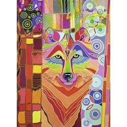 Ravensburger (14368) - "Mystic Wolf, Multi Color" - 500 pieces puzzle