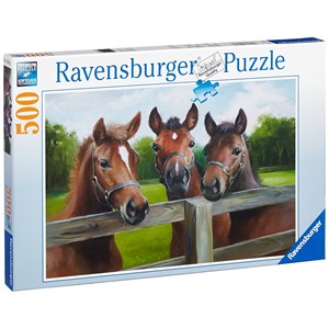 Ravensburger (14566) - "Ponies" - 500 pieces puzzle