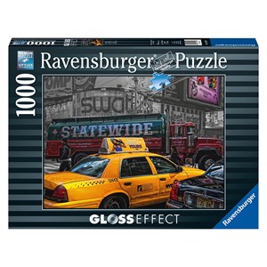 Ravensburger (19443) - "Yellow Taxi" - 1000 pieces puzzle