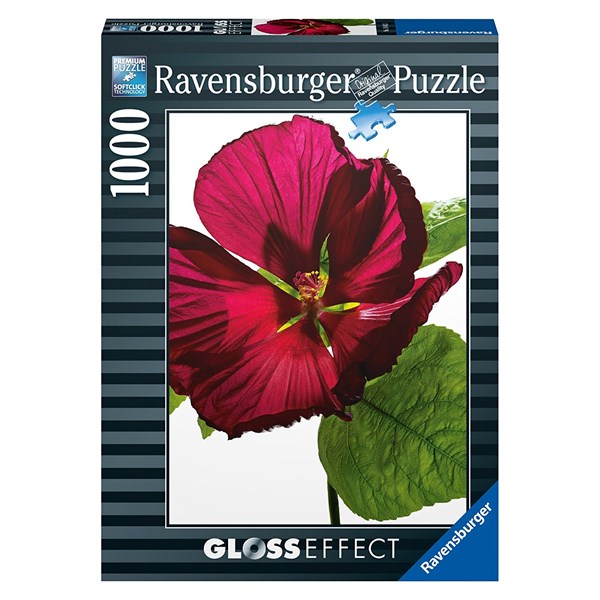 Ravensburger (19442) - "Hibiscus Flower" - 1000 pieces puzzle