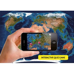 Ravensburger (19308) - "World Map" - 1000 pieces puzzle